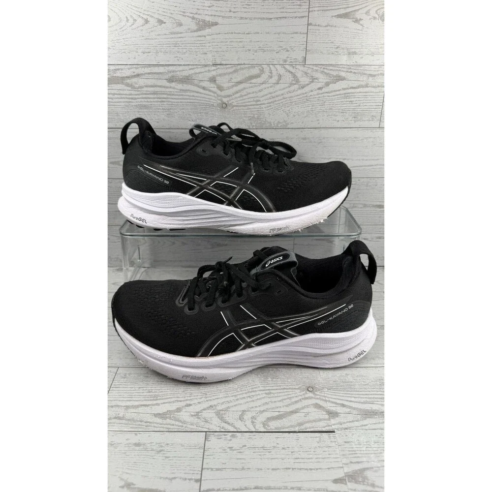 Asics Gel-Kayano 32 1012B838 Black 8.5B Womens Sneakers Mesh Running Shoes #111